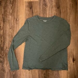 Old Navy Women’s Olive Green Everywear Long Sleeve Tee, size Small